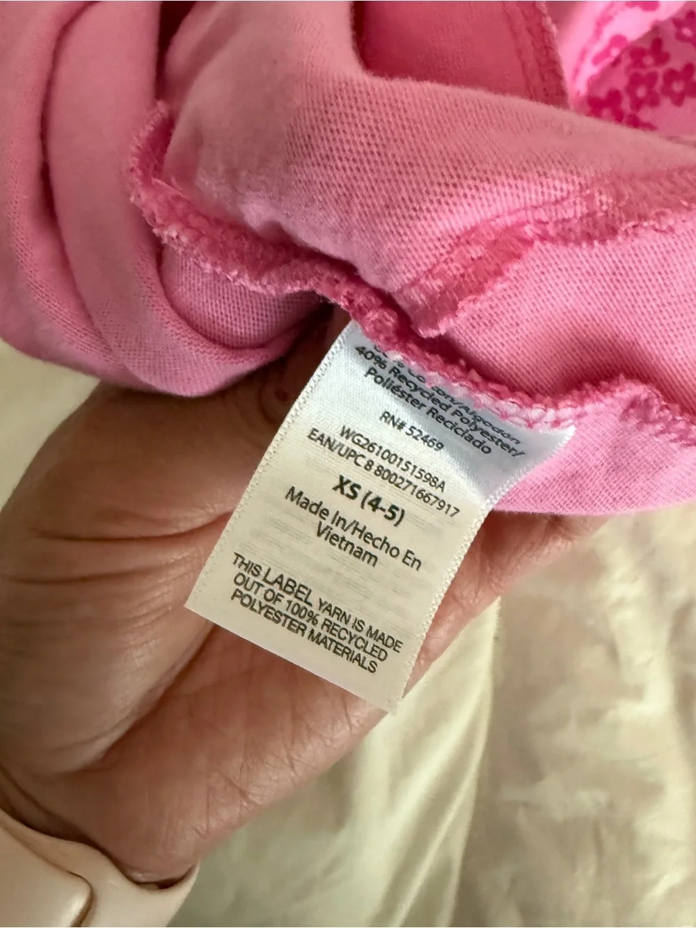 Girls XS 4/5 | Pink Floral Dress